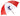 The Birdie Imprinted Golf Umbrella | Red/White