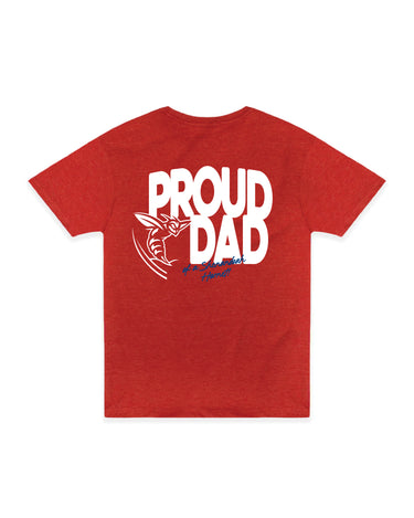 Loud and Proud Tee | Dad | Red Heather