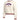 Women's Reverse Weave Yarn Dye Rib Crew | Chalk White/Red